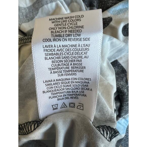 NWT Almost Famous Blue Camo Fleece Long Sleeve Hoodie Top and Shorts Set 2X - Picture 11 of 11